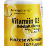 Капсулы витамина D3 30 мкг N100